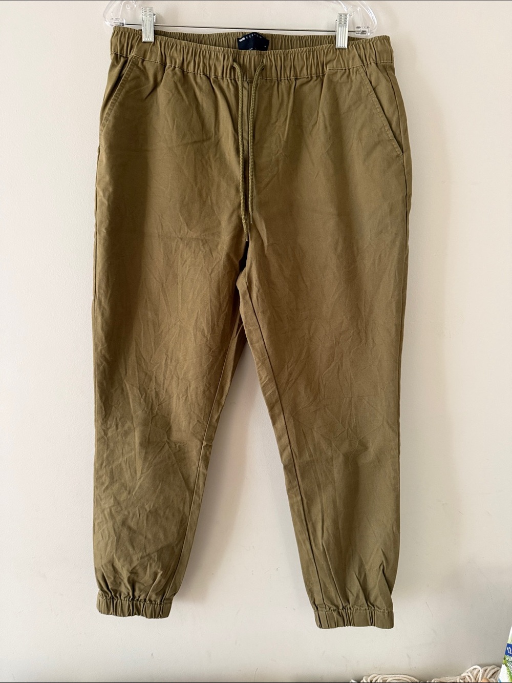 ASOS Olive Green Drawstring Jogger Pants